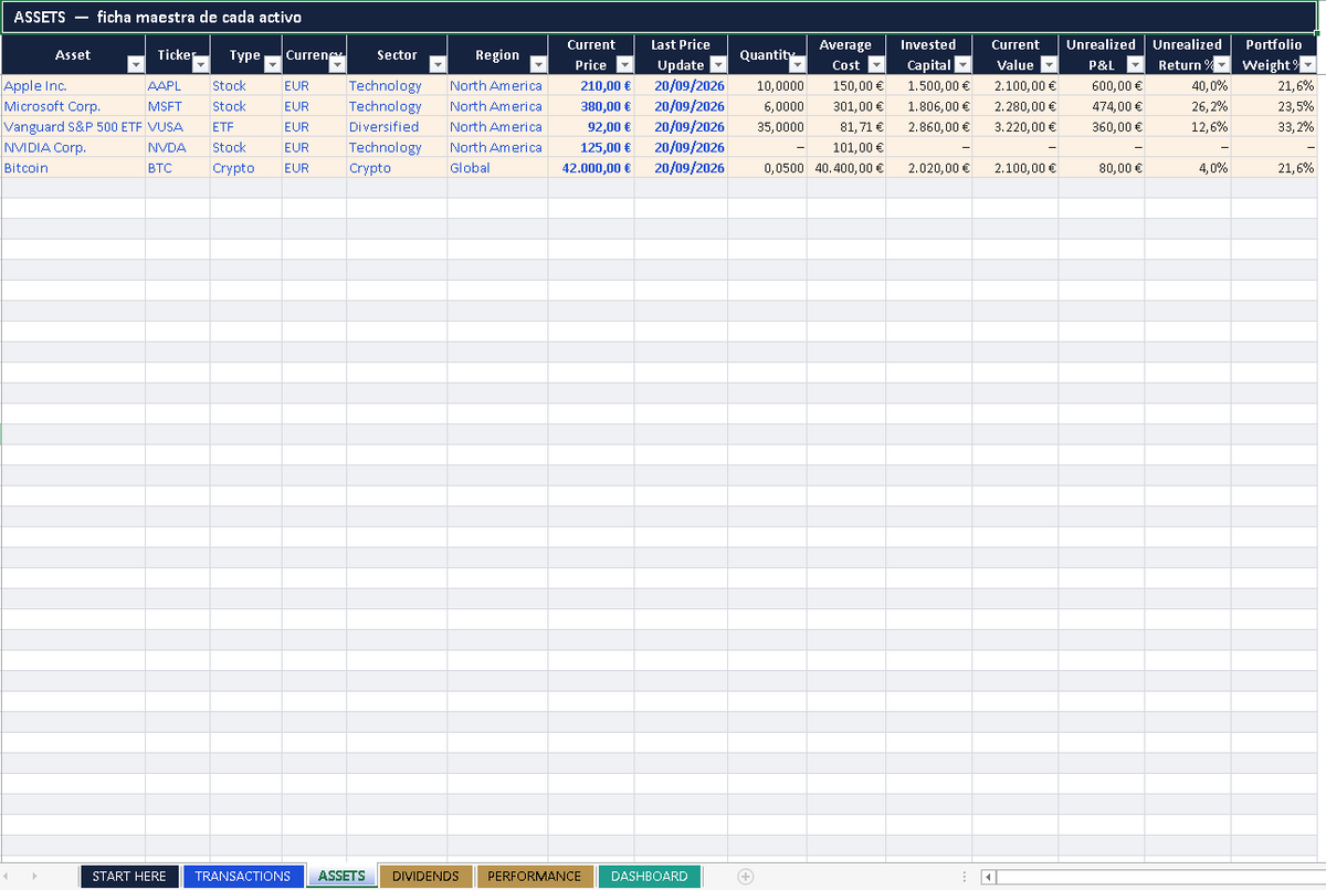 Investment Portfolio Tracker
