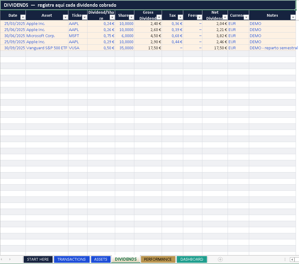 Investment Portfolio Tracker