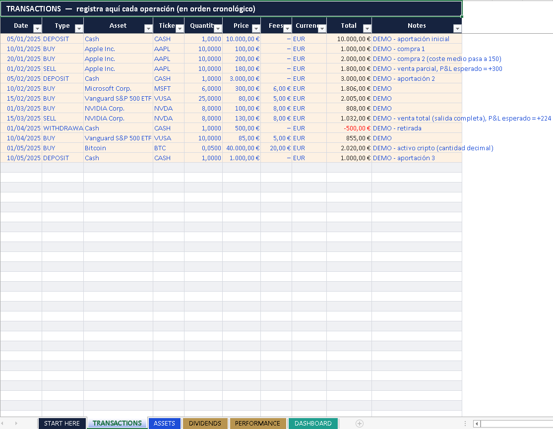 Investment Portfolio Tracker